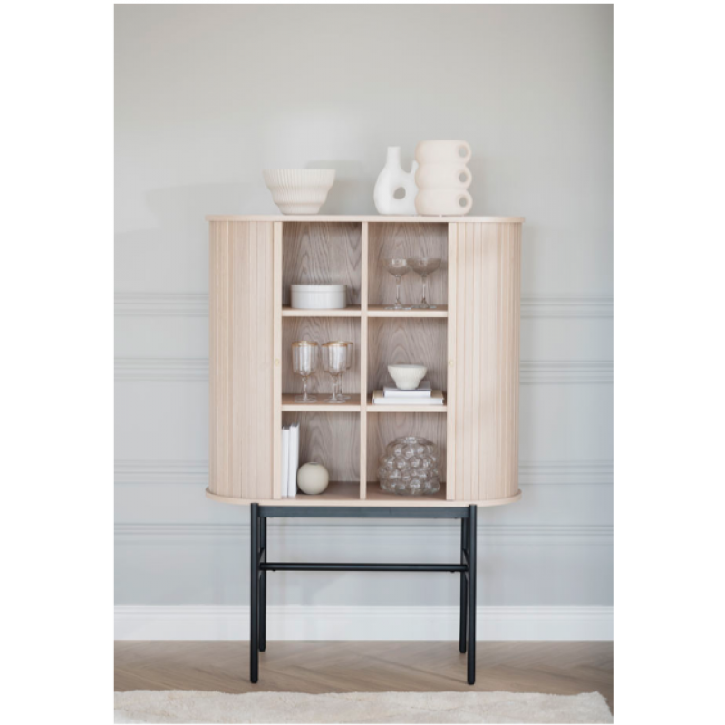 RO HADDINGTON CABINET WHITEWASH/BLACK